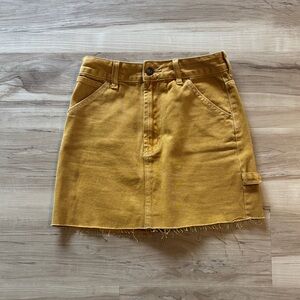 PACSUN— Mini Yellow Skirt NWOT